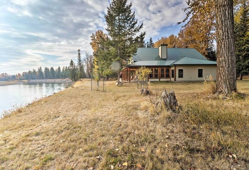 Kalispell Riverfront Home By Glacier National Park