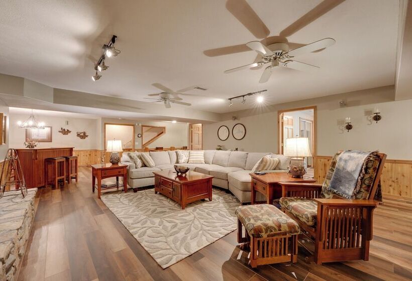 Lakefront Home W/ Fishing Dock & Fire Table!