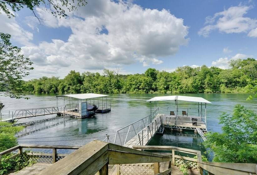 Lakefront Home W/ Fishing Dock & Fire Table!