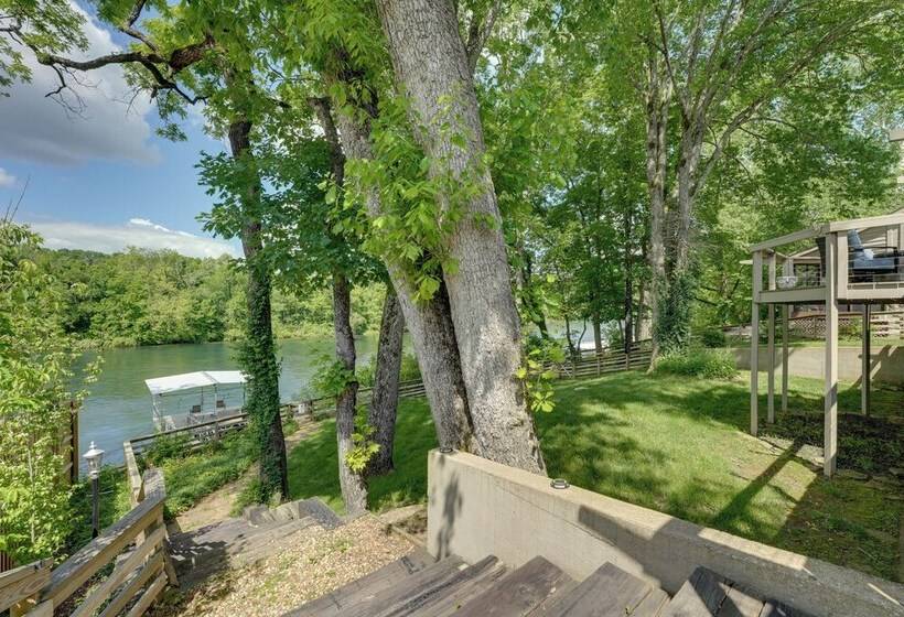 Lakefront Home W/ Fishing Dock & Fire Table!