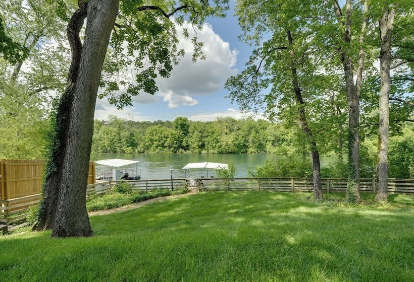 Lakefront Home W/ Fishing Dock & Fire Table!
