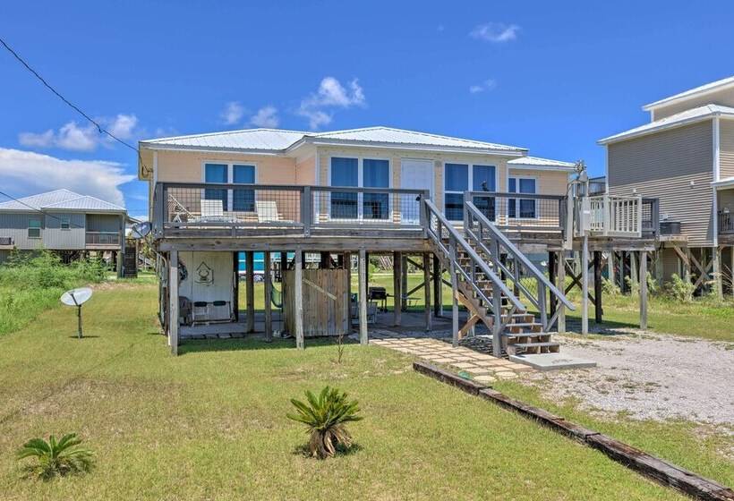 Lovely Dauphin Island Cottage W/ Deck & Gulf Views