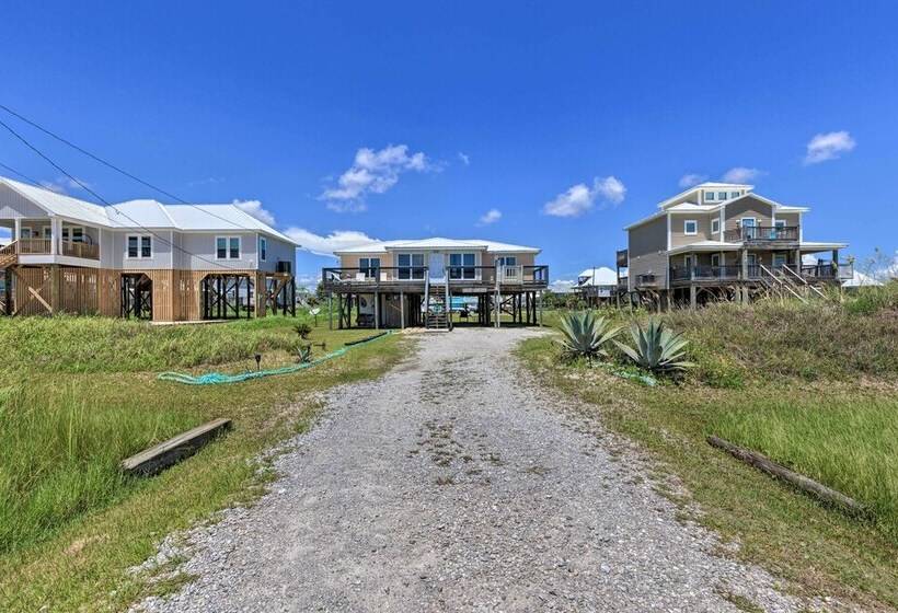 Lovely Dauphin Island Cottage W/ Deck & Gulf Views