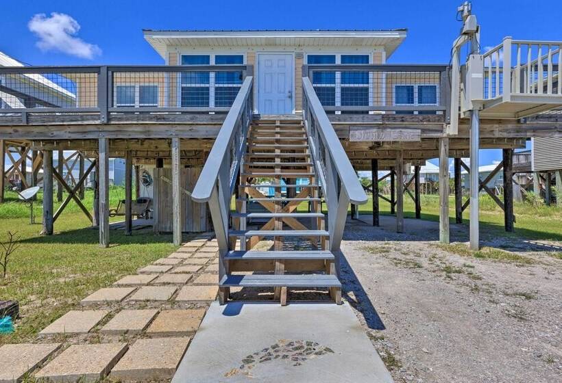 Lovely Dauphin Island Cottage W/ Deck & Gulf Views