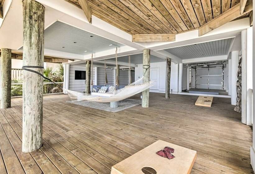 Luxe, Beachfront Pcb Home W/ Decks & Grill!