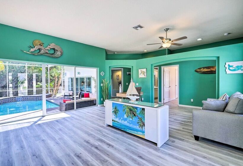 Merritt Island Home With Grill & Saltwater Pool