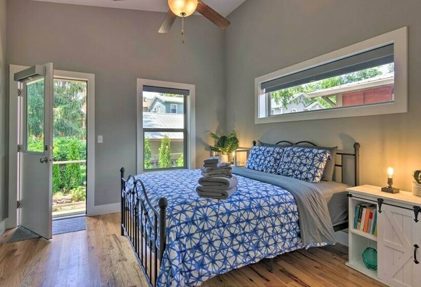 Modern Asheville Greenway Residence W/ 2 Decks!