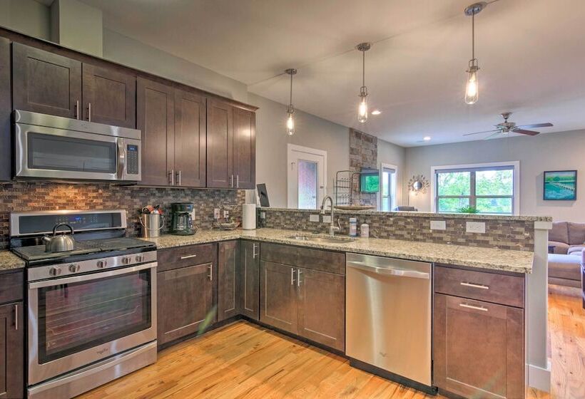 Modern Asheville Greenway Residence W/ 2 Decks!