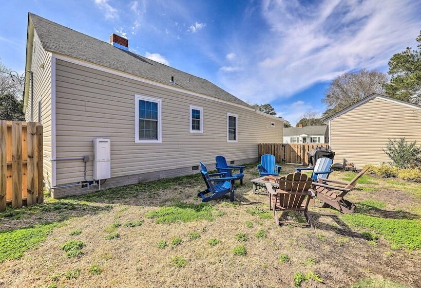 New Bern Retreat W/ Fire Pit ~ 1 Mi To Dtwn!