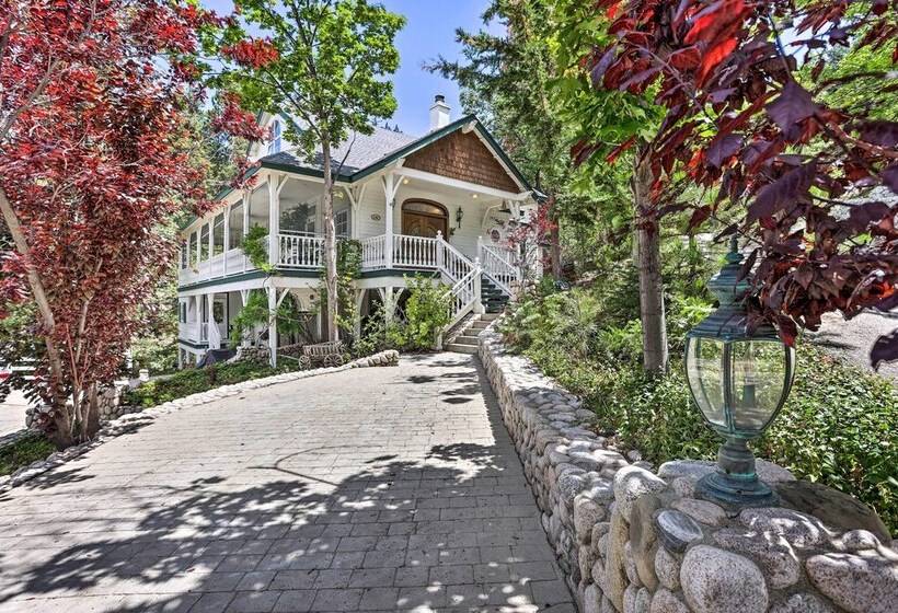 Ornate Lake Arrowhead Home With Deck