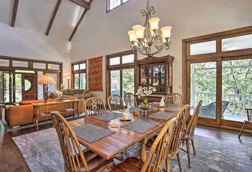 Ornate Lake Arrowhead Home With Deck