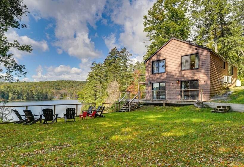 Orwell Cabin On Sunrise Lake W/ Private Dock & Bbq