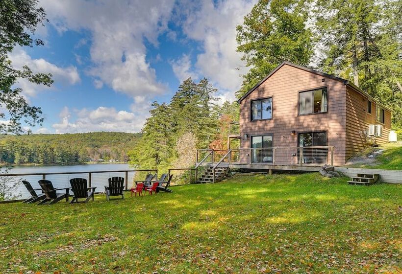 Orwell Cabin On Sunrise Lake W/ Private Dock & Bbq