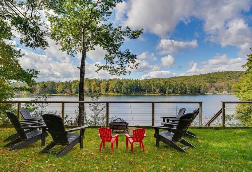 Orwell Cabin On Sunrise Lake W/ Private Dock & Bbq
