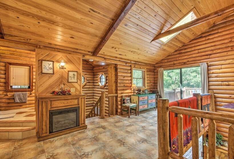Quiet Inverness Log Cabin W/ Furnished Deck!
