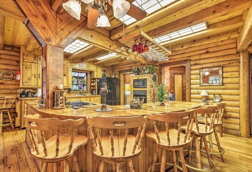 Quiet Inverness Log Cabin W/ Furnished Deck!