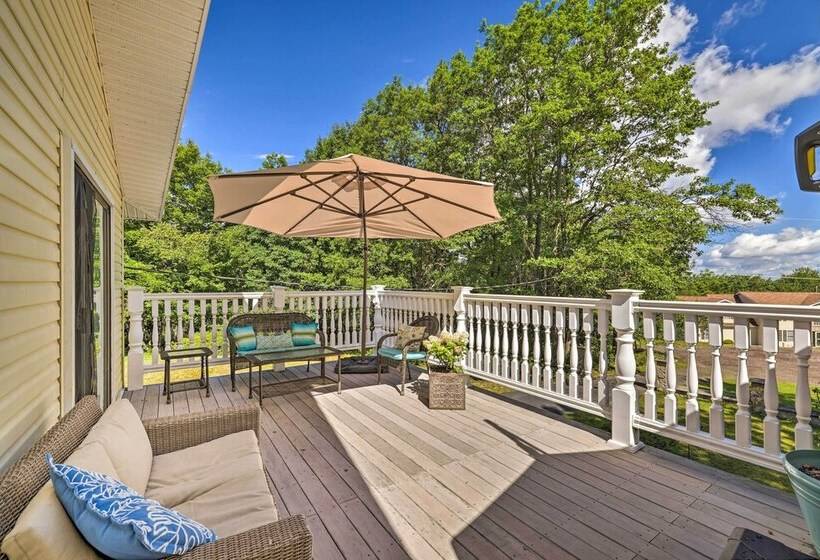 Quiet Long Pond Home On 1 Acre W/ Deck & Patio!