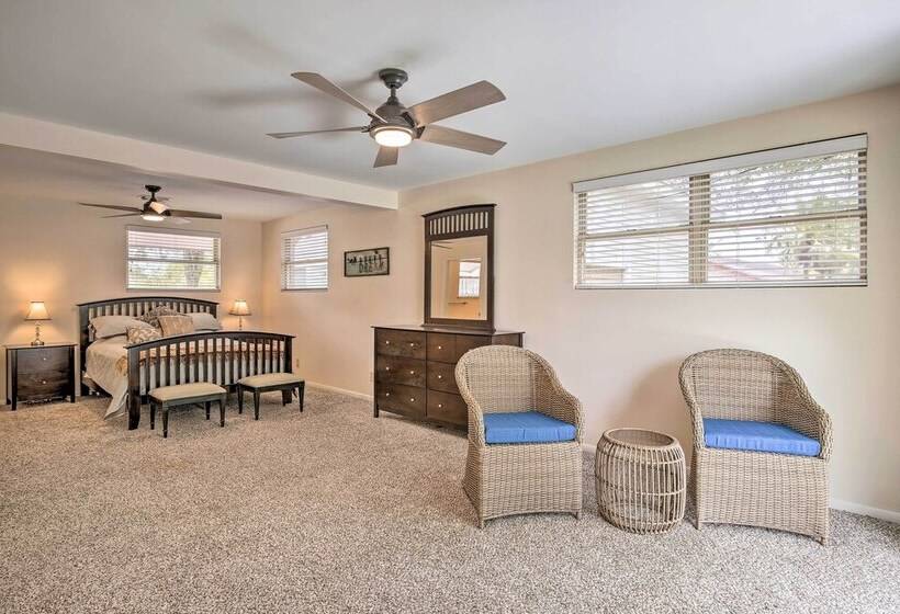 Riverfront Family Home: Yard, Orchard, Dock!