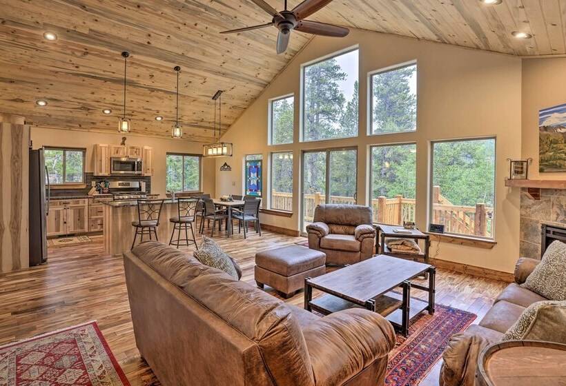 Rocky Mountain Alma Cabin With Deck & Hot Tub!