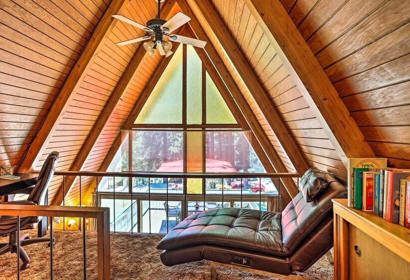 Running Springs A Frame W/ Deck & Mtn Views!