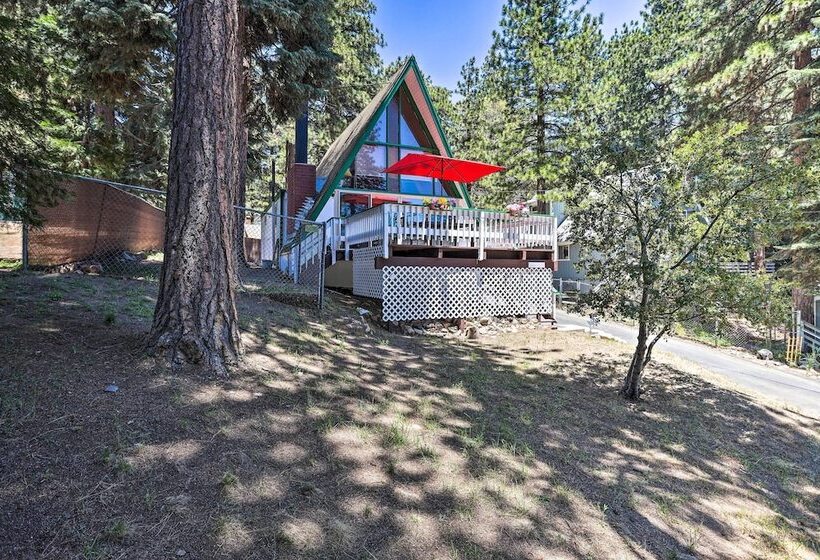 Running Springs A Frame W/ Deck & Mtn Views!