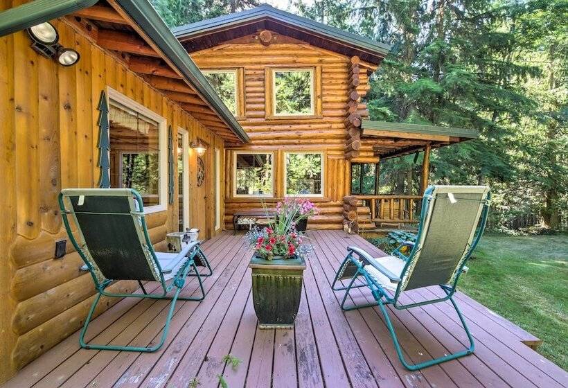 Rustic Sequim Cabin W/ Fire Pit & Forested Views!