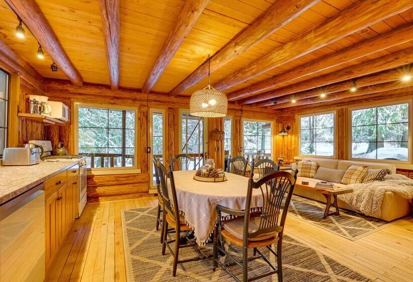 Rustic Sequim Cabin W/ Fire Pit & Forested Views!