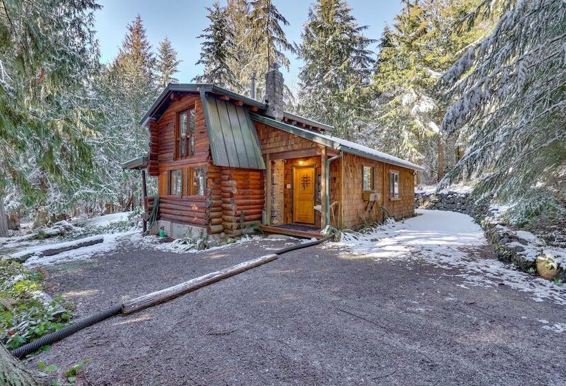 Rustic Sequim Cabin W/ Fire Pit & Forested Views!