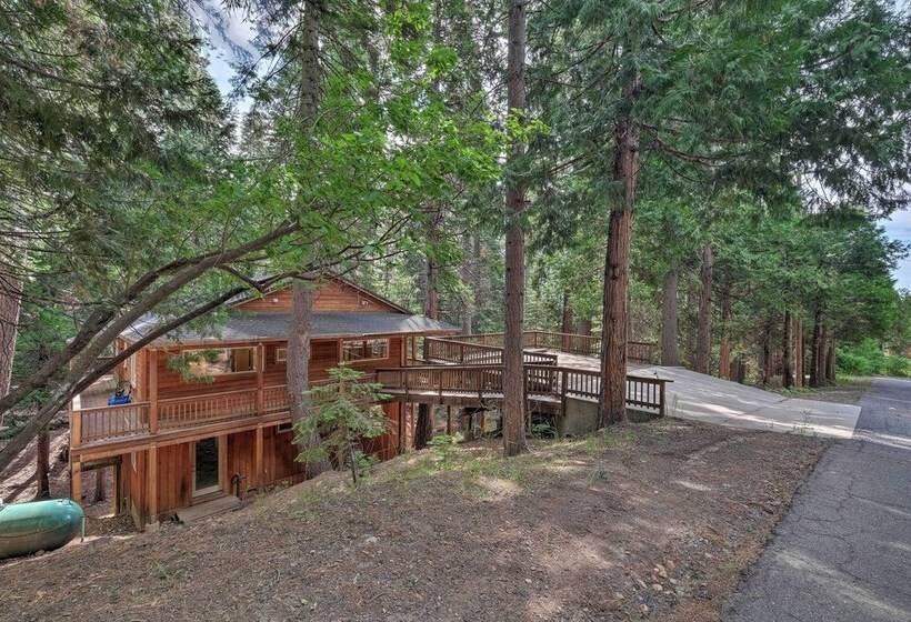 Walk To Big Trees State Park: Cabin W/ Deck!
