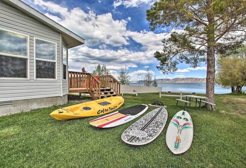 Spacious Family Home W/ Kayak + Deck On Bear Lake!