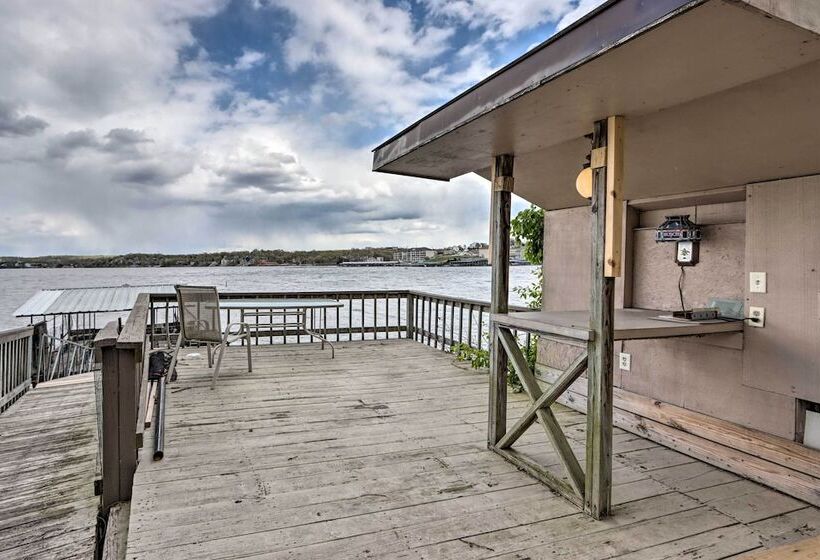 2 Private Decks: Lake View Osage Beach Home