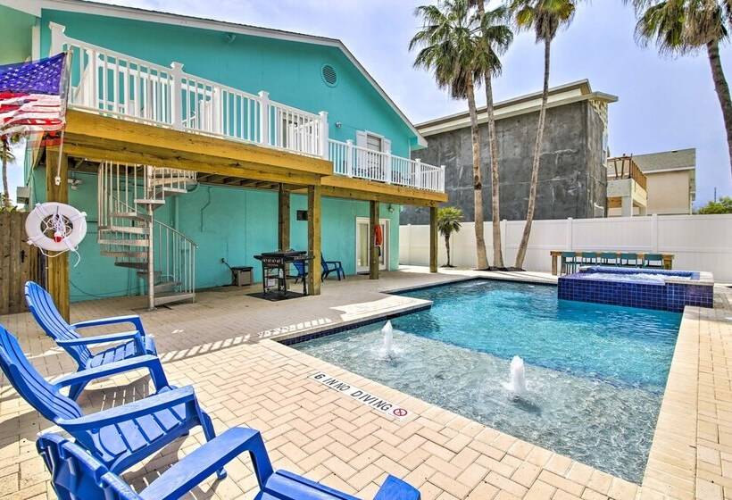 Beach Home W/ Pool & Hot Tub < 1 Block To Beach!