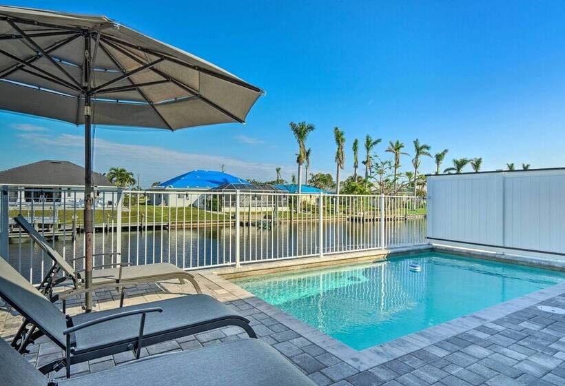 Waterfront Cape Coral Retreat W/ Heated Pool!