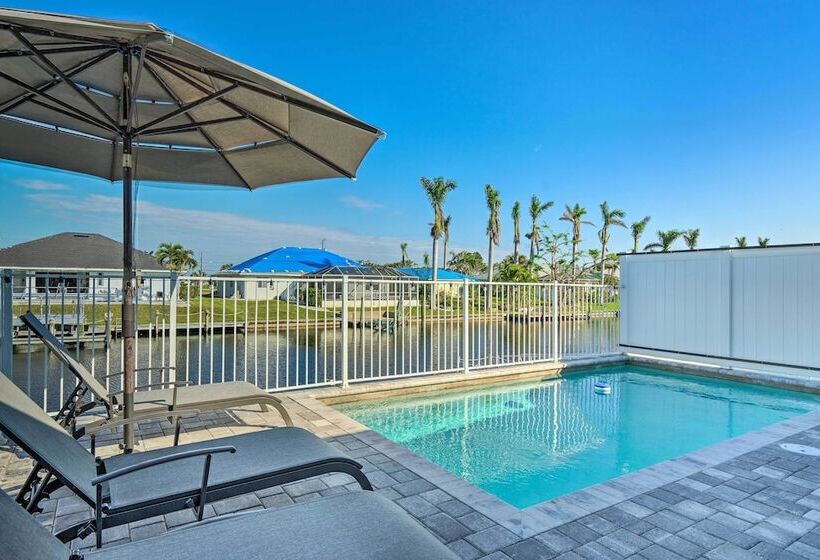 Waterfront Cape Coral Retreat W/ Heated Pool!