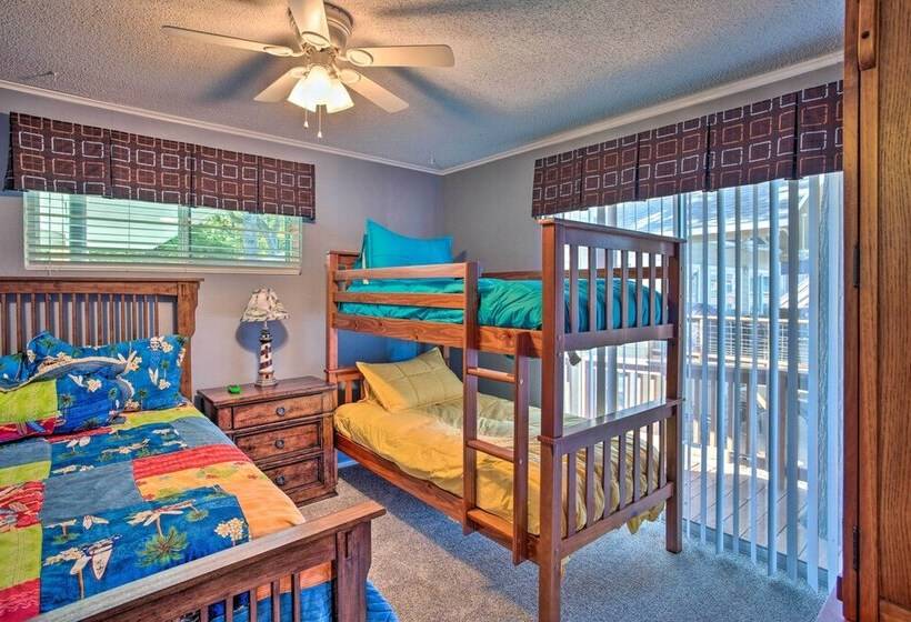 Dock & Fire Pit: Waterfront Cedar Creek Lake Home