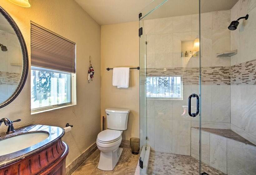 Dock & Fire Pit: Waterfront Cedar Creek Lake Home