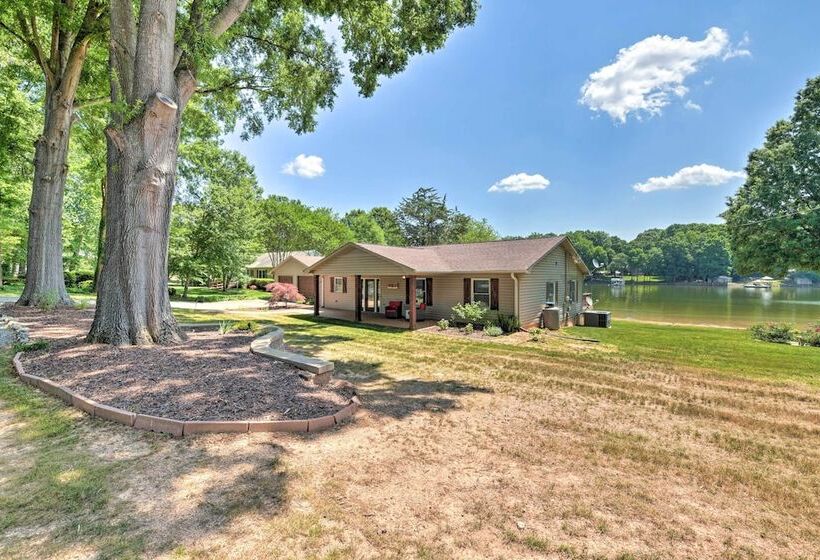 Waterfront Home W/ Private Beach On Lake Norman!