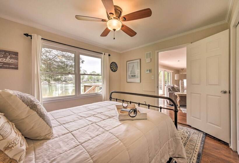 Waterfront Home W/ Private Beach On Lake Norman!