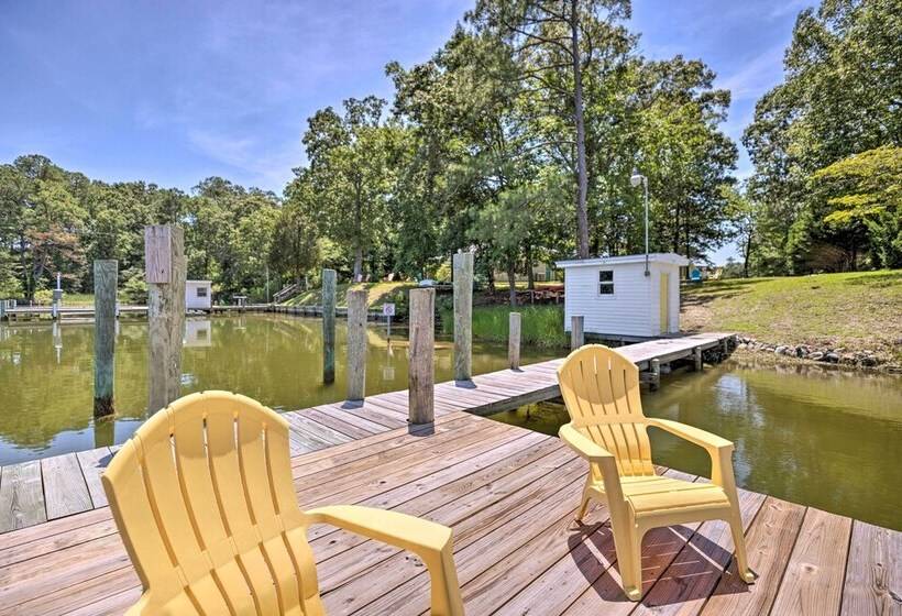 Waterfront Reedville Home W/ Private Dock!