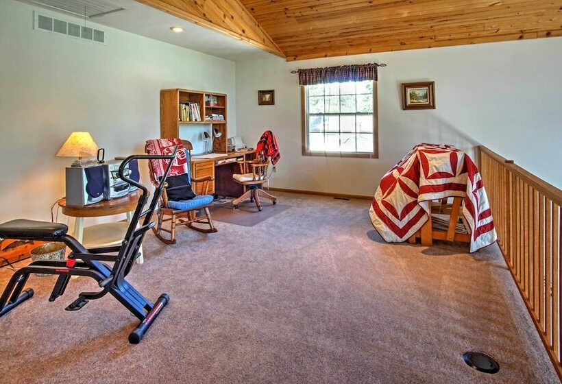 Waterfront Vandalia House W/ Dock On Donnell Lake!