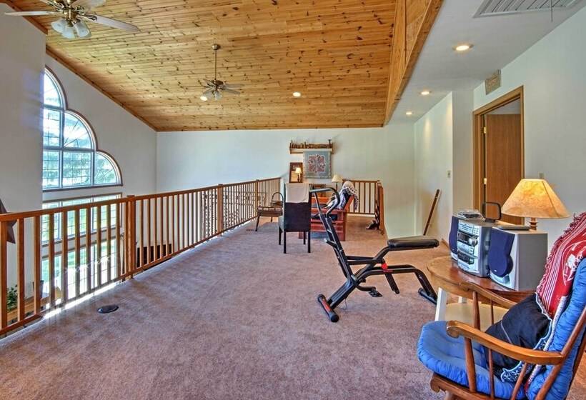 Waterfront Vandalia House W/ Dock On Donnell Lake!