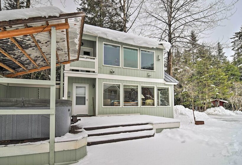 Cabin W/ Hot Tub & Views: 1 Mile To Alyeska Resort