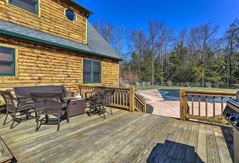 Catskills Cabin Escape With Deck And Fire Pit!