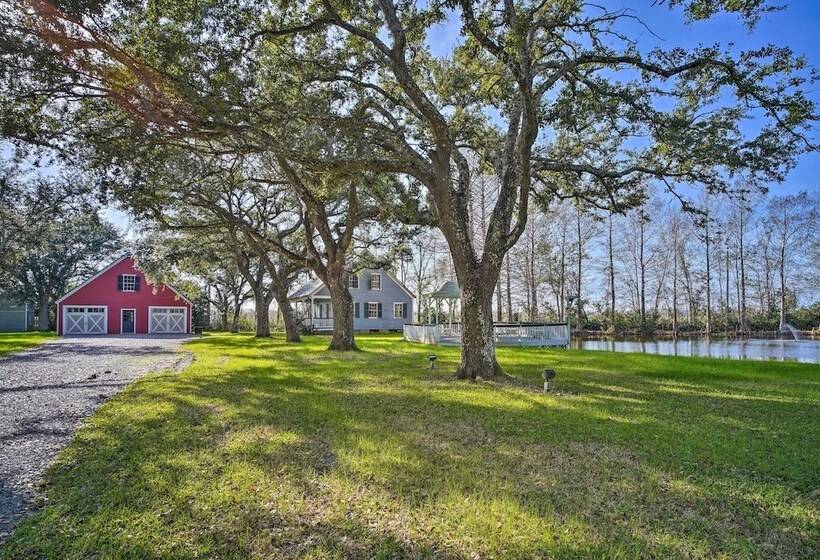 Tranquil Bayou Country Home W/ Pond: 8 Mi To Houma