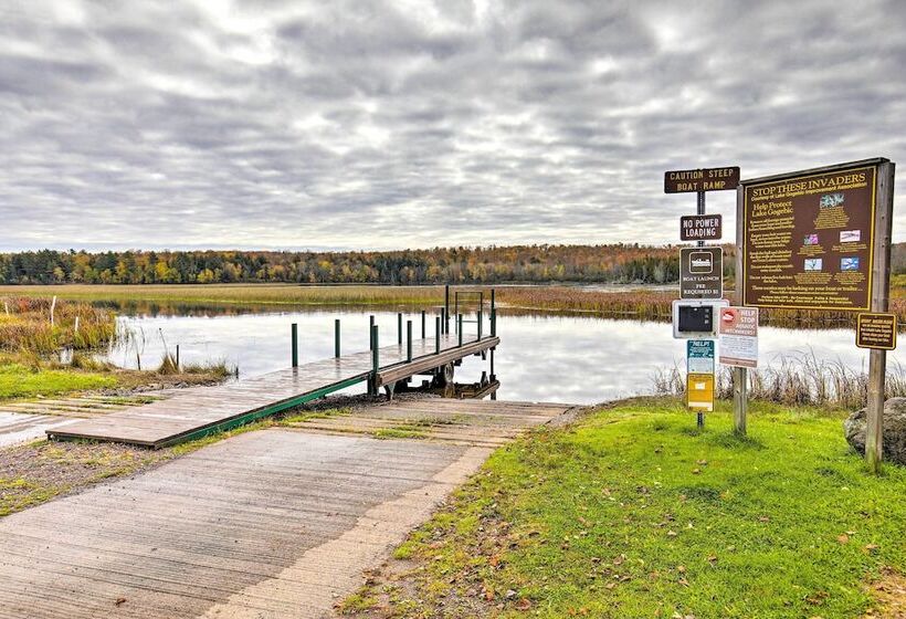 Lake Gogebic Retreat: Hike, Fish & Snowmobile!