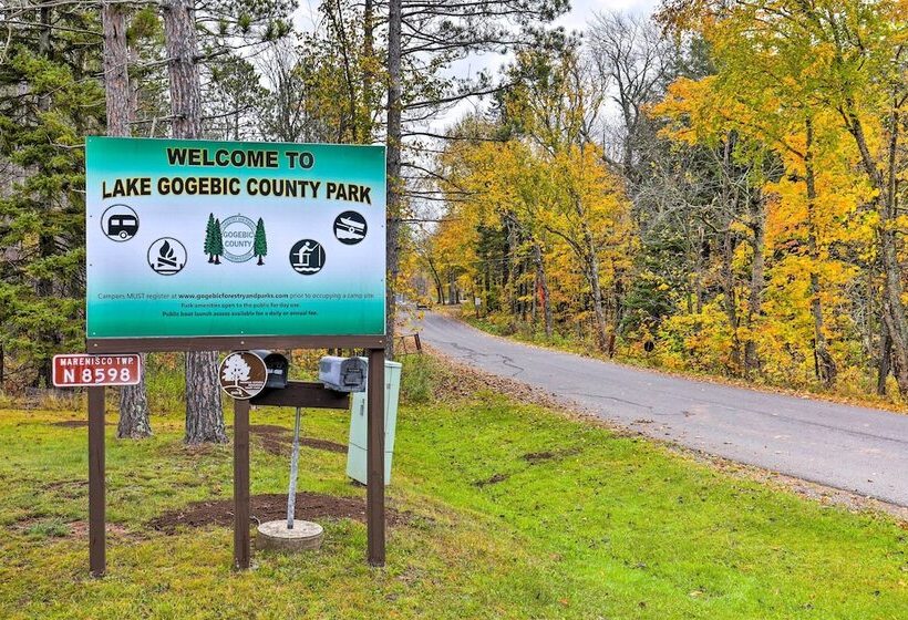 Lake Gogebic Retreat: Hike, Fish & Snowmobile!
