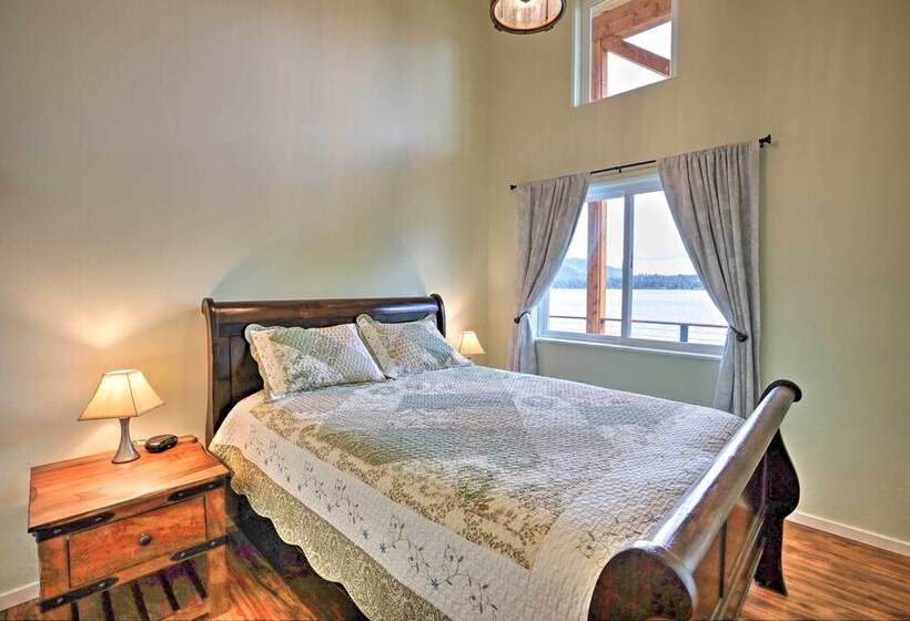 Lake Whatcom House W/ Boat Dock + Mountain View!