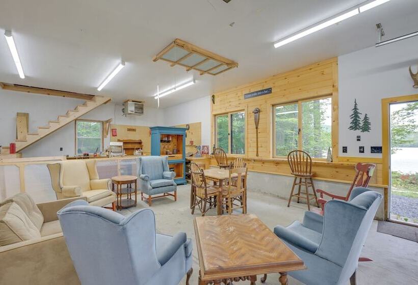 Lakefront Maine Retreat W/ Deck, Dock & Fire Pit!