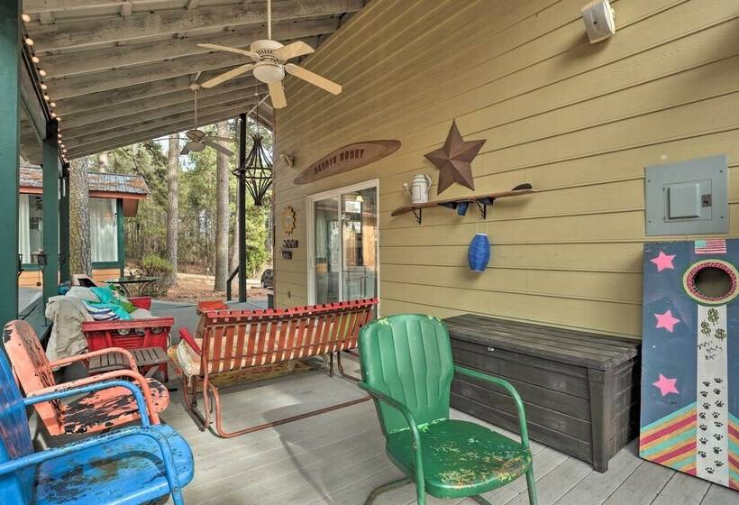 Lakeside Pleasure Island Cabin W/ Deck & Gas Grill