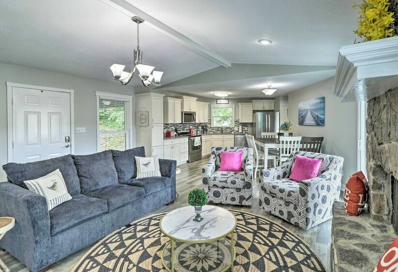 Ivy Cove Waterfront Hot Springs Home W/ Dock!